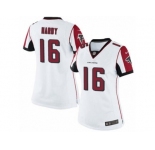 Women's Nike Atlanta Falcons #16 Justin Hardy Limited White NFL Jersey