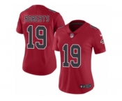 Women's Nike Atlanta Falcons #19 Andre Roberts Limited Red Rush NFL Jersey