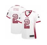 Women's Nike Atlanta Falcons #2 Matt Ryan White Stitched NFL Elite Drift Fashion Jersey