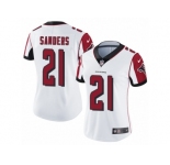 Women's Nike Atlanta Falcons #21 Deion Sanders Vapor Untouchable Limited White NFL Jersey