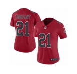 Women's Nike Atlanta Falcons #21 Desmond Trufant Limited Red Rush NFL Jersey