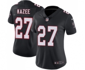 Women's Nike Atlanta Falcons #27 Damontae Kazee Black Alternate Vapor Untouchable Limited Player NFL Jersey