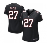 Women's Nike Atlanta Falcons #27 Damontae Kazee Game Black Alternate NFL Jersey