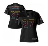 Women's Nike Atlanta Falcons #27 Damontae Kazee Game Black Fashion NFL Jersey