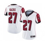 Women's Nike Atlanta Falcons #27 Damontae Kazee White Vapor Untouchable Limited Player NFL Jersey