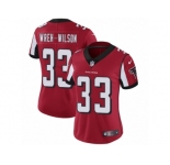 Women's Nike Atlanta Falcons #33 Blidi Wreh-Wilson Red Team Color Vapor Untouchable Limited Player NFL Jersey