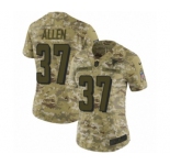 Women's Nike Atlanta Falcons #37 Ricardo Allen Limited Camo 2018 Salute to Service NFL Jersey