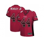 Women's Nike Atlanta Falcons #44 Vic Beasley Jr Red Team Color Stitched NFL Elite Drift Fashion Jersey