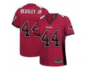Women's Nike Atlanta Falcons #44 Vic Beasley Jr Red Team Color Stitched NFL Elite Drift Fashion Jersey