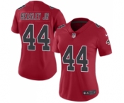 Women's Nike Atlanta Falcons #44 Vic Beasley Limited Red Rush Vapor Untouchable NFL Jersey