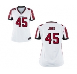 Women's Nike Atlanta Falcons #45 Deion Jones White NFL Jersey