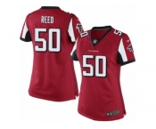Women's Nike Atlanta Falcons #50 Brooks Reed Limited Red Team Color NFL Jersey