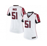 Women's Nike Atlanta Falcons #51 Alex Mack Limited White NFL Jersey