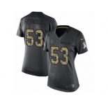 Women's Nike Atlanta Falcons #53 LaRoy Reynolds Limited Black 2016 Salute to Service NFL Jersey
