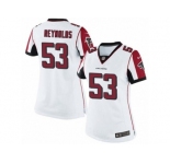 Women's Nike Atlanta Falcons #53 LaRoy Reynolds Limited White NFL Jersey