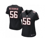 Women's Nike Atlanta Falcons #56 Sean Weatherspoon Limited Black Alternate NFL Jersey