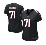 Women's Nike Atlanta Falcons #71 Kroy Biermann Game Black Alternate NFL Jersey