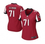 Women's Nike Atlanta Falcons #71 Kroy Biermann Game Red Team Color NFL Jersey