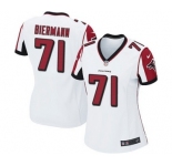 Women's Nike Atlanta Falcons #71 Kroy Biermann Game White NFL Jersey