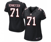 Women's Nike Atlanta Falcons #71 Wes Schweitzer Game Black Alternate NFL Jersey