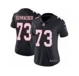 Women's Nike Atlanta Falcons #73 Ryan Schraeder Vapor Untouchable Limited Black Alternate NFL Jersey
