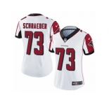 Women's Nike Atlanta Falcons #73 Ryan Schraeder Vapor Untouchable Limited White NFL Jersey