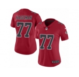Women's Nike Atlanta Falcons #77 Ra'Shede Hageman Limited Red Rush NFL Jersey