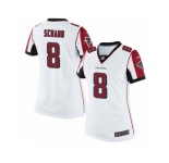 Women's Nike Atlanta Falcons #8 Matt Schaub Limited White NFL Jersey