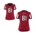 Women's Nike Atlanta Falcons #81 Austin Hooper Red Team Color NFL Jersey