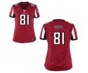 Women's Nike Atlanta Falcons #81 Austin Hooper Red Team Color NFL Jersey