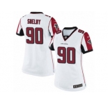 Women's Nike Atlanta Falcons #90 Derrick Shelby Limited White NFL Jersey