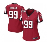Women's Nike Atlanta Falcons #99 Terrell McClain Game Red Team Color NFL Jersey
