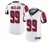 Women's Nike Atlanta Falcons #99 Terrell McClain White Vapor Untouchable Limited Player NFL Jersey