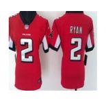 nike women nfl jerseys atlanta falcons #2 matt ryan red[nike]
