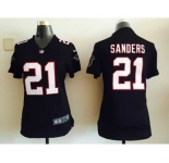 nike women nfl jerseys atlanta falcons #21 sanders black[nike][sanders]