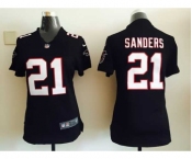 nike women nfl jerseys atlanta falcons #21 sanders black[nike][sanders]