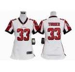 nike women nfl jerseys atlanta falcons #33 michael turner white[nike]