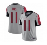 Youth Atlanta Falcons #11 Julio Jones Limited Silver Inverted Legend Football Jersey