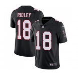 Youth Atlanta Falcons #18 Calvin Ridley Black Alternate Vapor Untouchable Limited Player Football Jersey