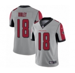 Youth Atlanta Falcons #18 Calvin Ridley Limited Silver Inverted Legend Football Jersey