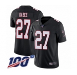 Youth Atlanta Falcons #27 Damontae Kazee Black Alternate Vapor Untouchable Limited Player 100th Season Football Jersey