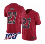 Youth Atlanta Falcons #27 Damontae Kazee Limited Red Rush Vapor Untouchable 100th Season Football Jersey