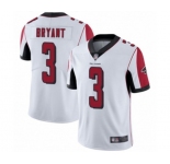 Youth Atlanta Falcons #3 Matt Bryant White Vapor Untouchable Limited Player Football Jersey