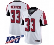 Youth Atlanta Falcons #33 Blidi Wreh-Wilson White Vapor Untouchable Limited Player 100th Season Football Jersey