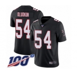 Youth Atlanta Falcons #54 Foye Oluokun Black Alternate Vapor Untouchable Limited Player 100th Season Football Jersey