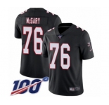 Youth Atlanta Falcons #76 Kaleb McGary Black Alternate Vapor Untouchable Limited Player 100th Season Football Jersey