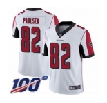Youth Atlanta Falcons #82 Logan Paulsen White Vapor Untouchable Limited Player 100th Season Football Jersey