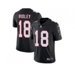 Youth Nike Atlanta Falcons #18 Calvin Ridley Black Alternate Stitched NFL Vapor Untouchable Limited Jersey