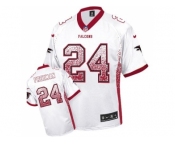 Youth Nike Atlanta Falcons #24 Devonta Freeman White Stitched NFL Elite Drift Fashion Jersey