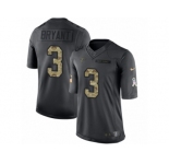 Youth Nike Atlanta Falcons #3 Matt Bryant Limited Black 2016 Salute to Service NFL Jersey